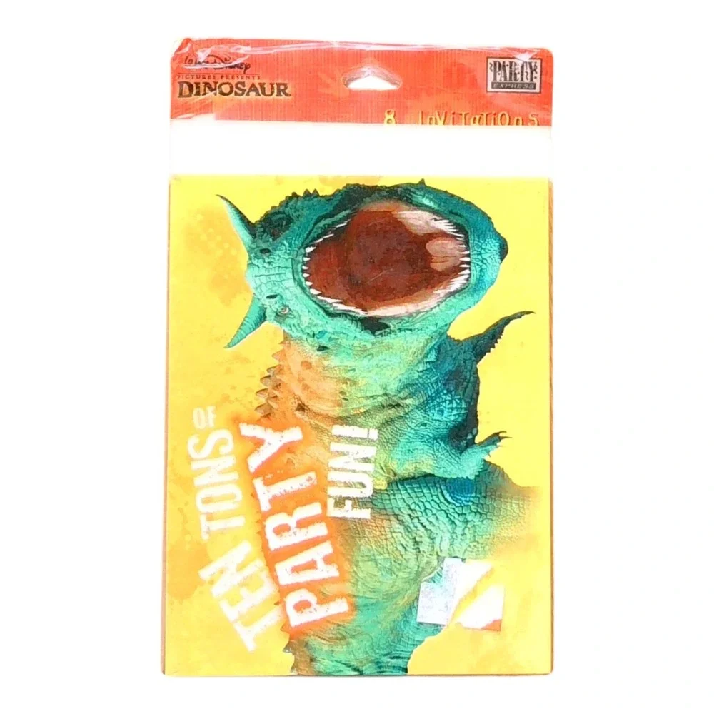 Disney Dinosaur Movie Party Express Invitations 8 Pack Birthday Kids Supplies